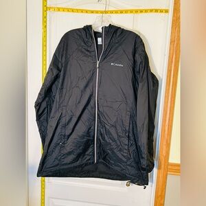 Columbia Jacket Size 1X Black Raincoat